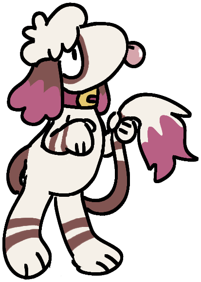 a neutral lacey with her default rouge pink acccent color