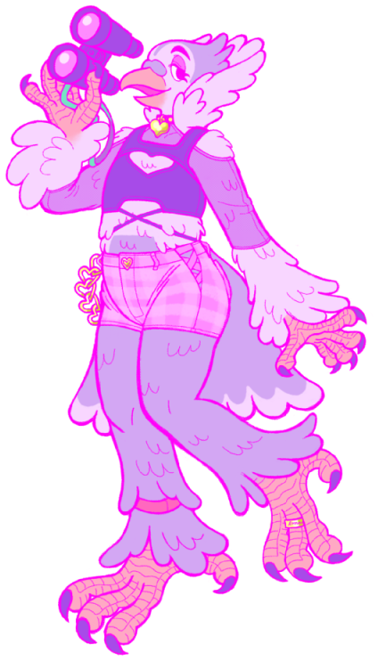 Pk holding binoculars